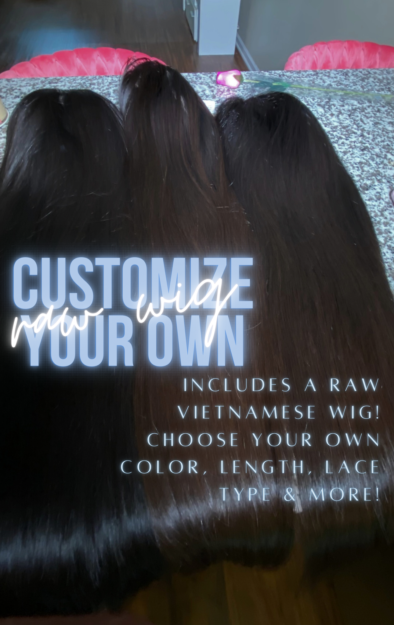 Customize your own raw wig